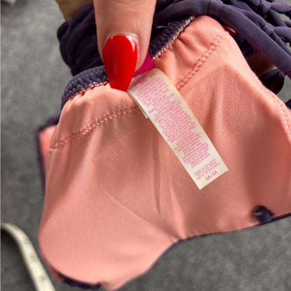 VICTORIA’S SECRET Women’s Purple Sexy Carova Crochet Bandeau Bikini Top - Medium - Picture 6 of 8